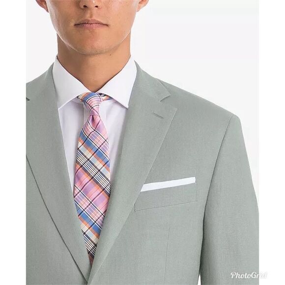 Revolve Ralph Lauren UltraFlex Classic-Fit Sage Linen Sport Coat - Picture 3 of 9